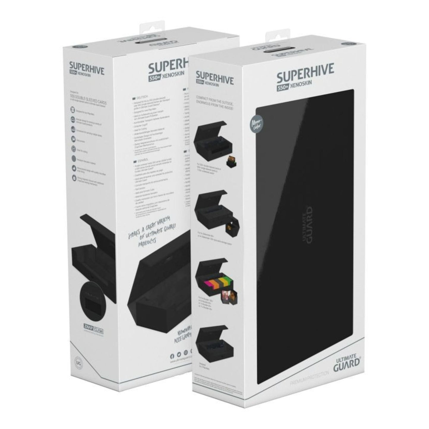 Ultimate Guard Superhive 550+ Monocolor Black - Trading Card Market