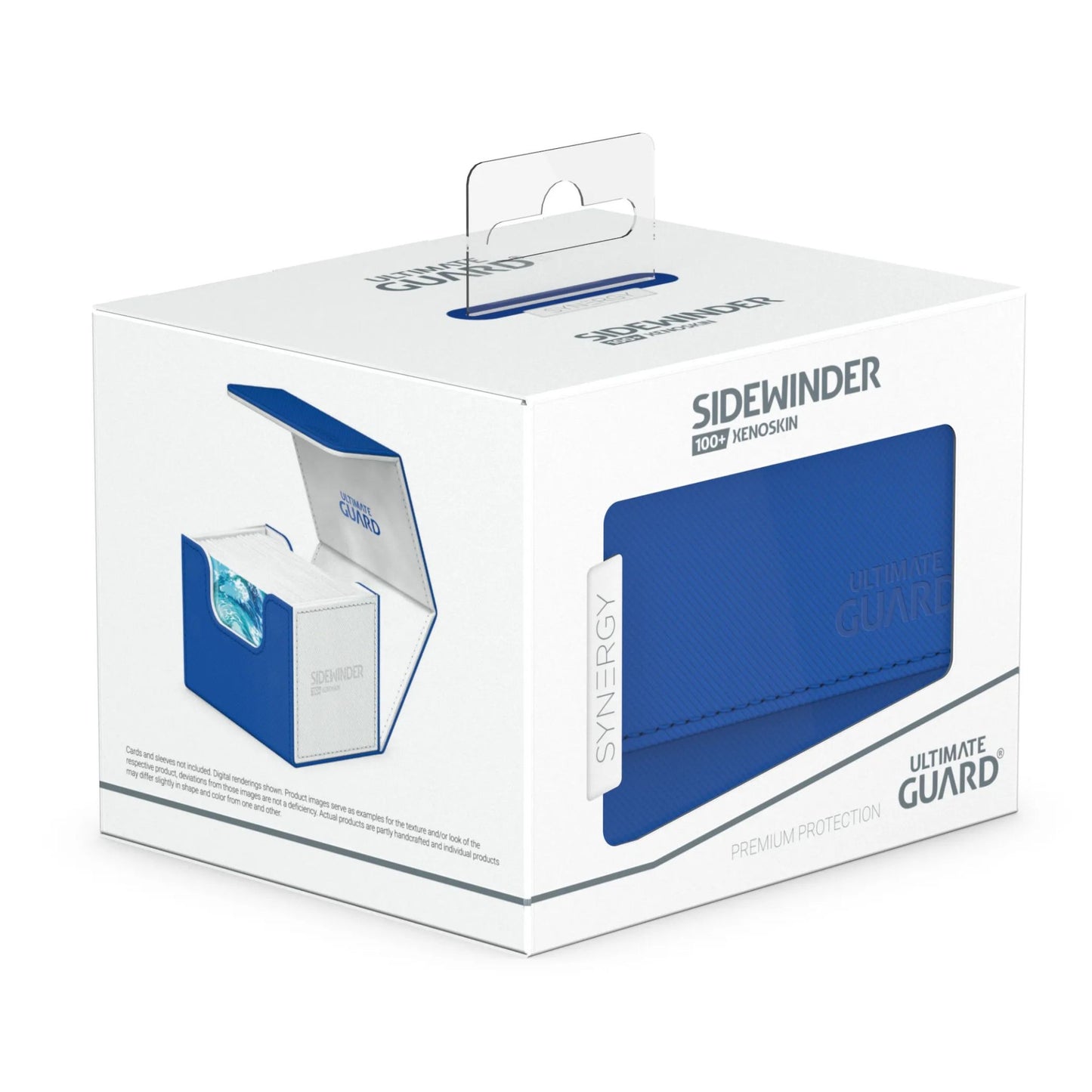Ultimate Guard Sidewinder 100+ Synergy White/Blue - Trading Card Market