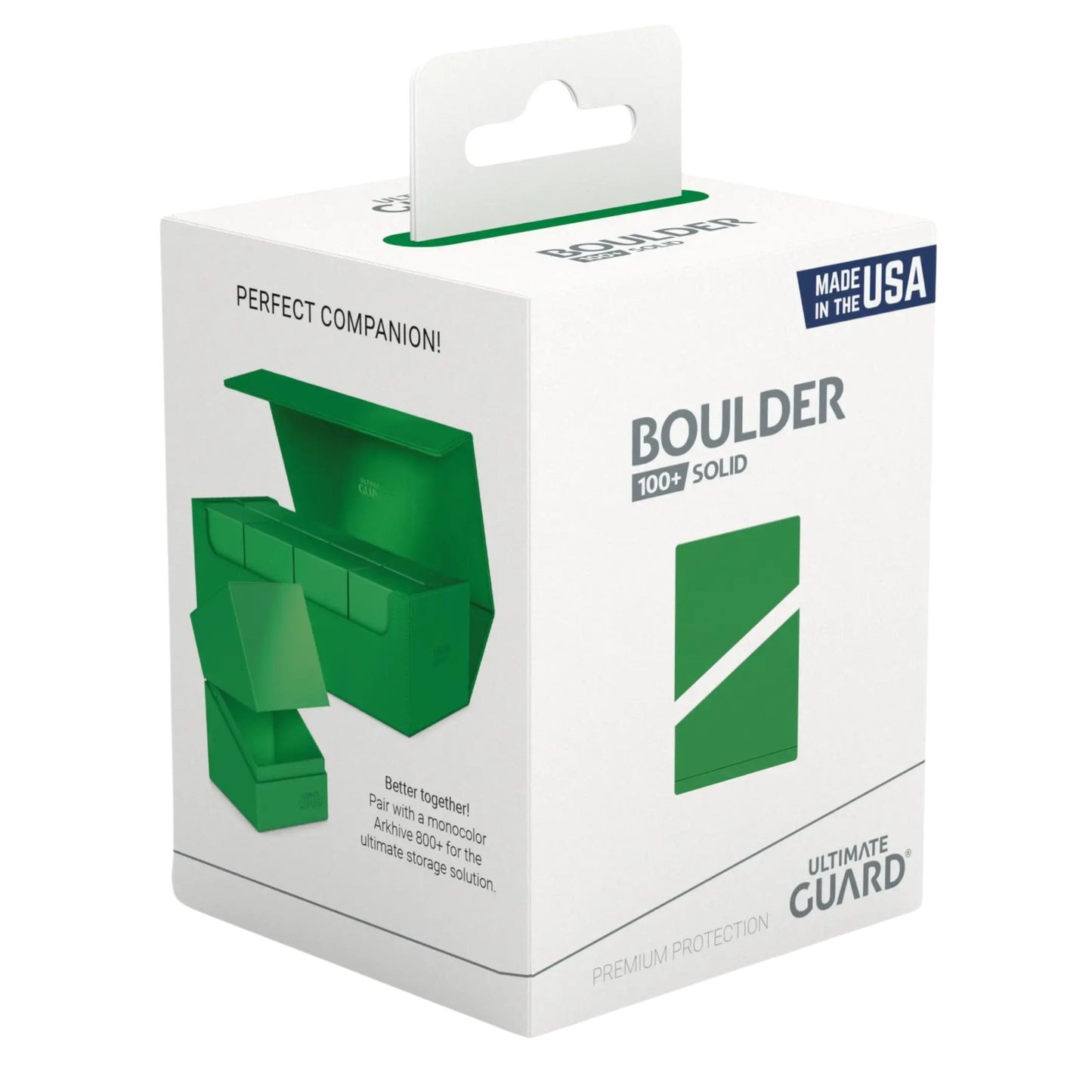Ultimate Guard Boulder Solid 100+ Green - Trading Card Market
