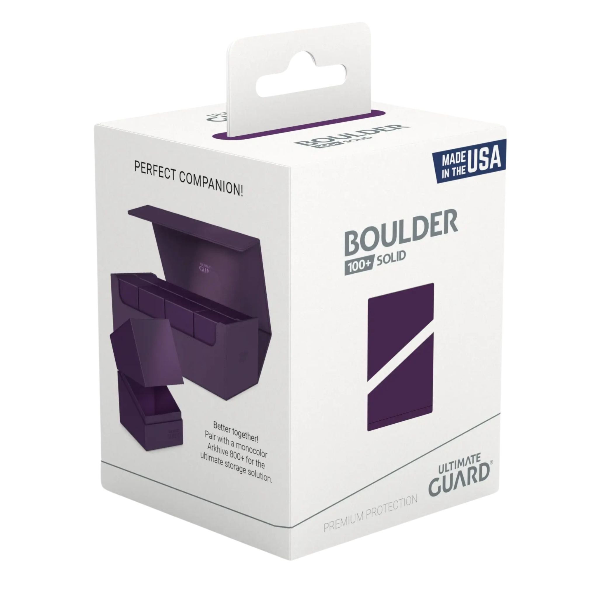 Ultimate Guard Standard Boulder 100+ Purple Deck Case – Trading