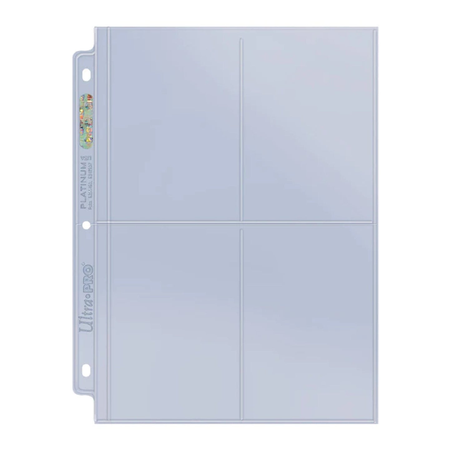 Ultra Pro Platinum Series 4 - Pocket Page (100ct Box) - Trading Card Market