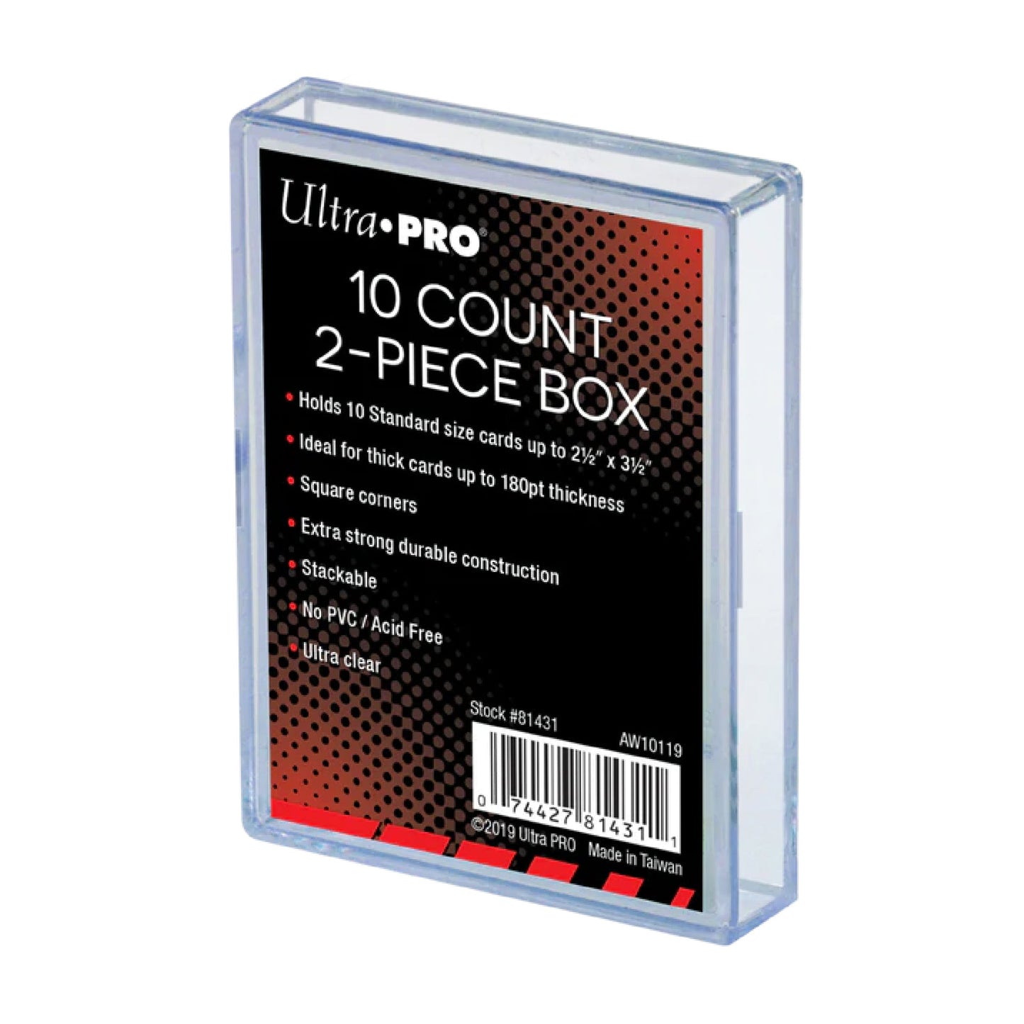 Ultra Pro 10ct 2 - Piece Slide Storage Box - Trading Card Market