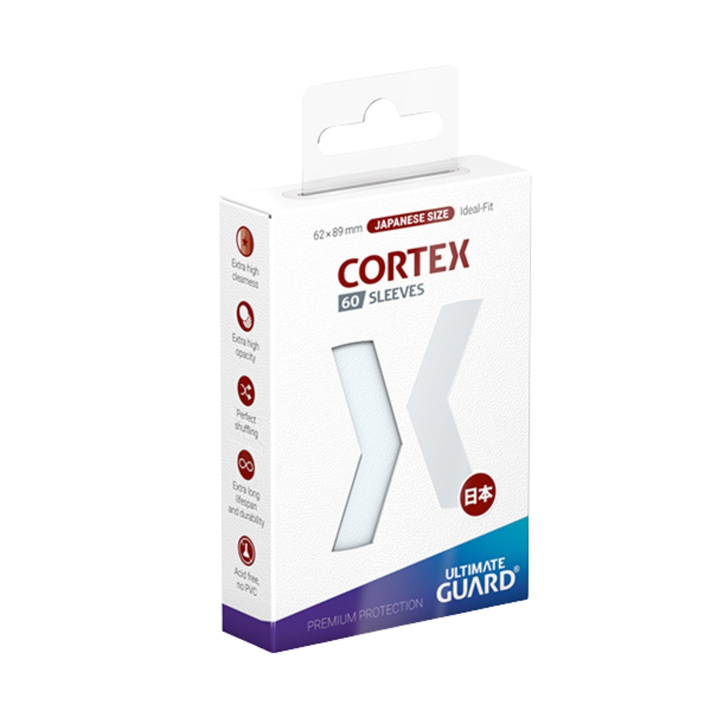 Ultimate Guard Cortex Japanese Size Glossy Transparent - Trading Card Market