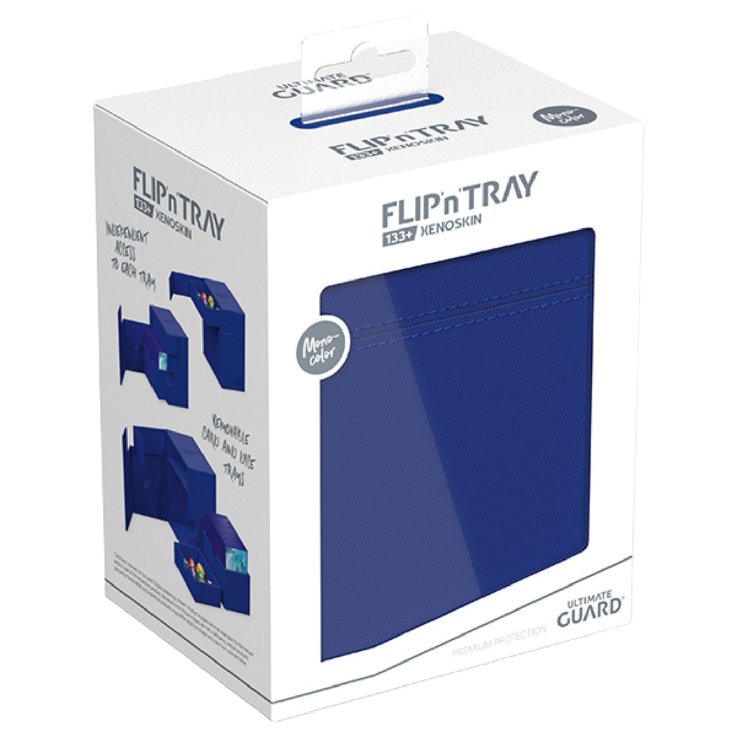 Ultimate Guard Flip n Tray 133+ Monocolor Blue - Trading Card Market