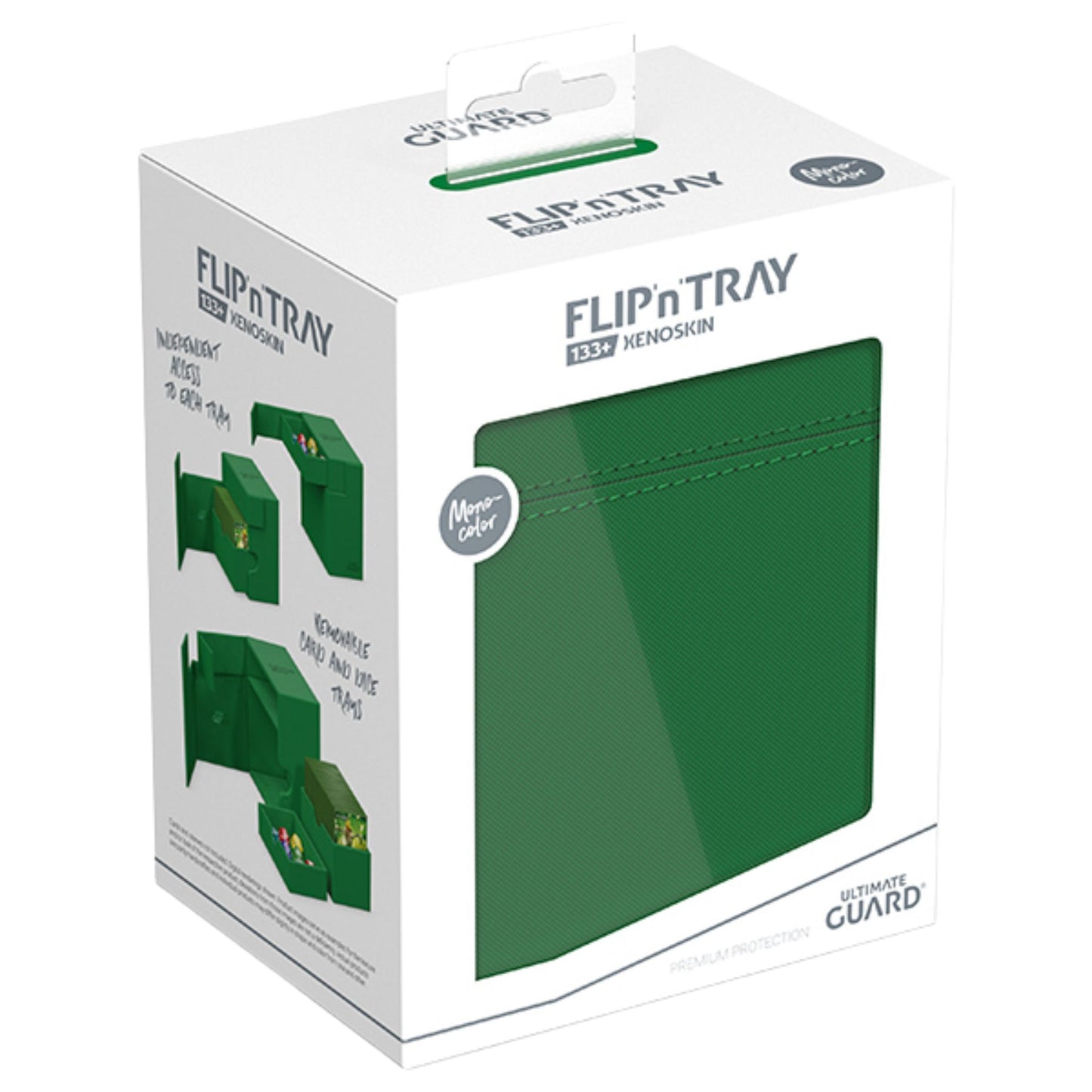 Ultimate Guard Flip n Tray Deck 133+ XenoSkin Green - Trading Card Market
