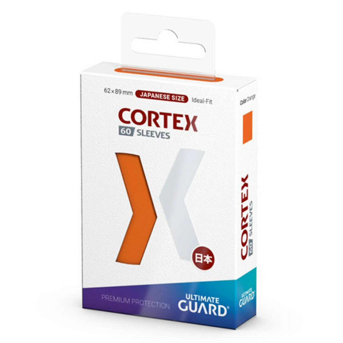 Ultimate Guard Japanese Cortex Glossy Orange Deck Protector Card Sleeves - Trading Card Market