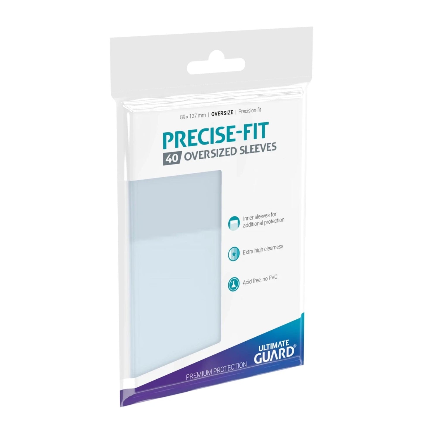 Ultimate Guard Precise Fit Oversized Clear Sleeves - Trading Card Market