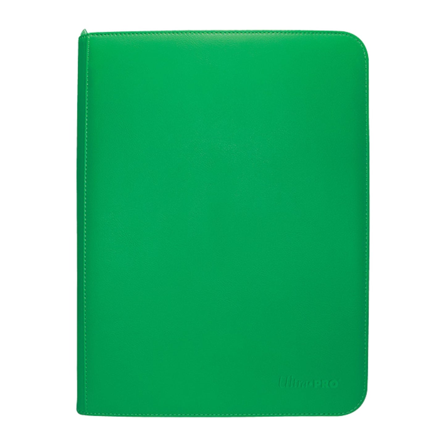 Ultra Pro 9 - Pocket Zippered Vivid Green - Trading Card Market