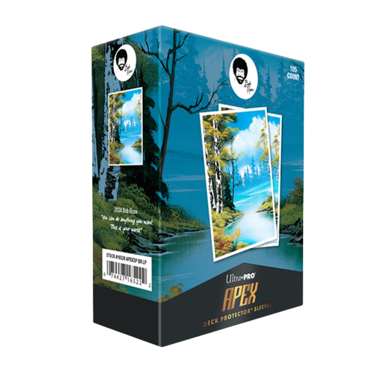 Ultra Pro Apex Bob Ross Lakeside Path Sleeves - Trading Card Market