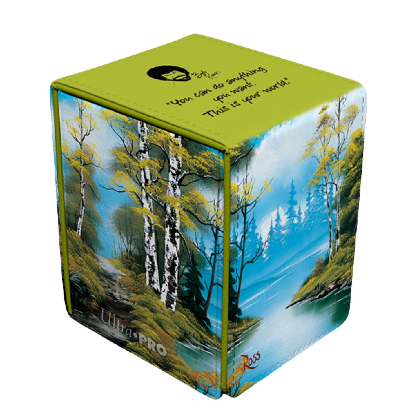 Ultra Pro Bob Ross Deckbox Alcove Lakeside Path - Trading Card Market