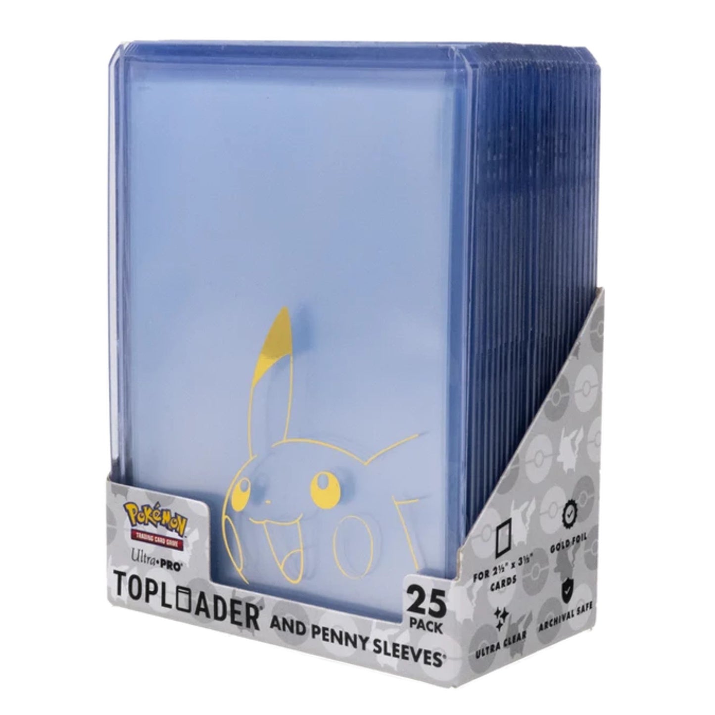 Ultra Pro Pokemon Pikachu Top Loader and Sleeves Combo Pack
