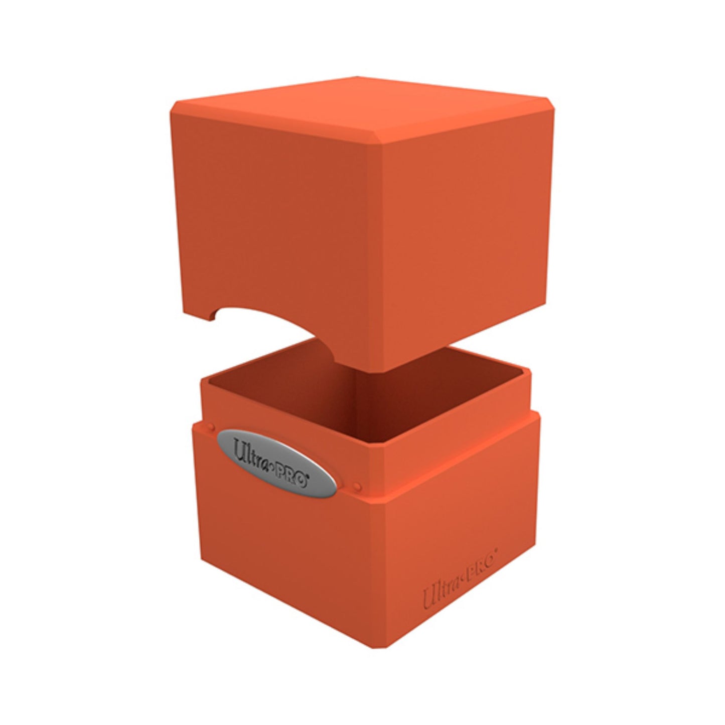 Ultra Pro Satin Cube 100+ Solid Orange Deckbox (Pumpkin) - Trading Card Market