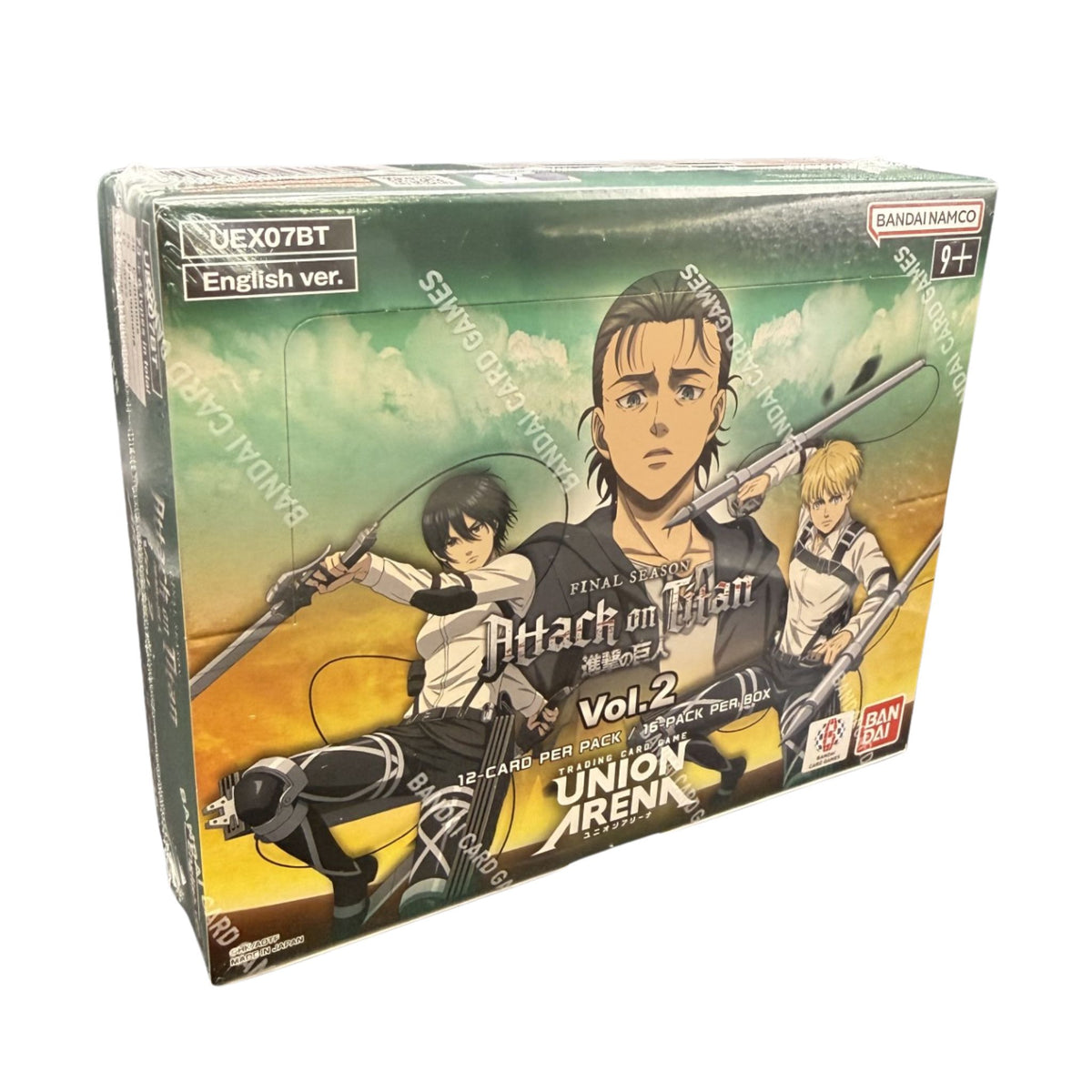 Union Arena Attack on Titan Vol.2 Booster Box (Presell) - Trading Card Market