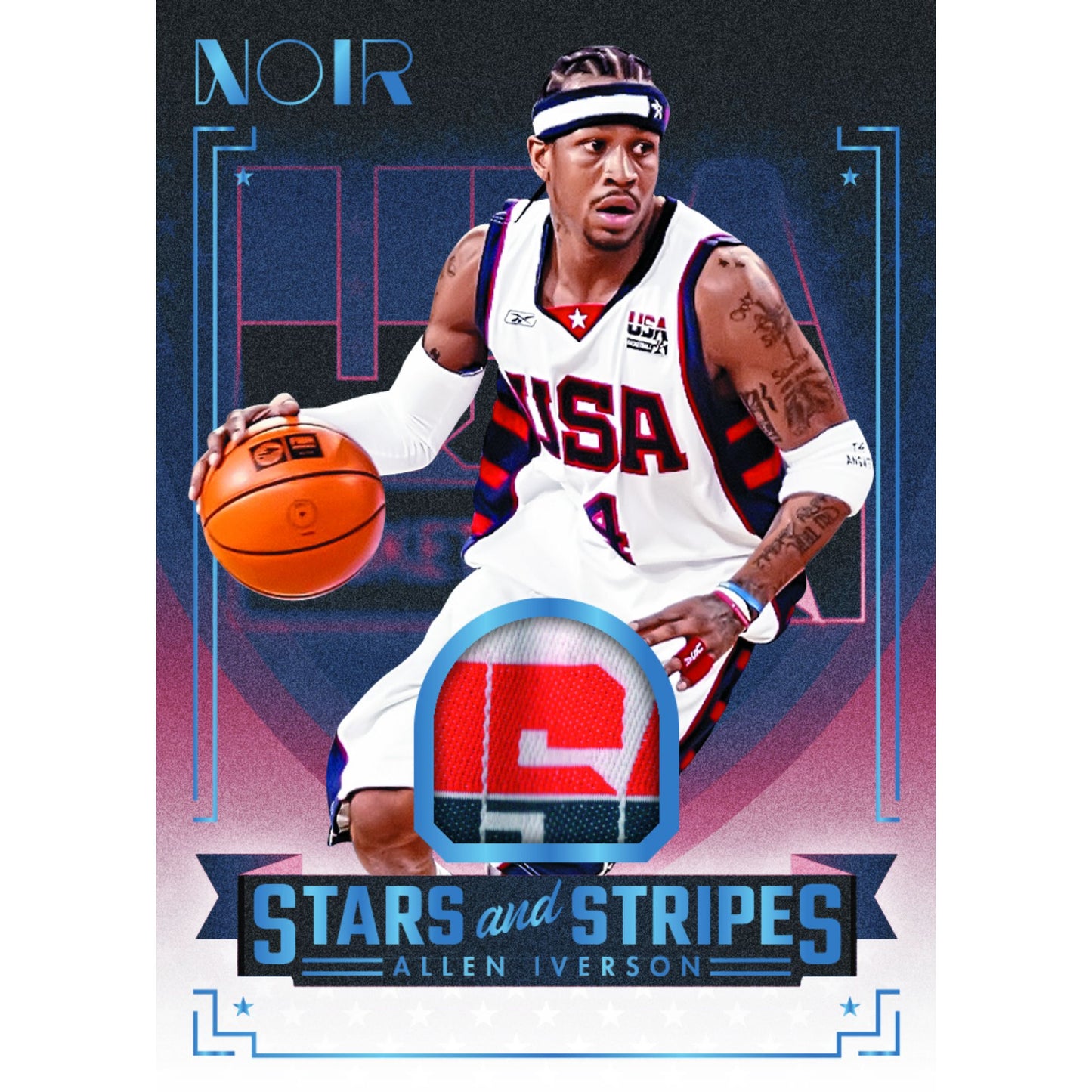 2023/24 Panini Noir Basketball Cards - Allen Iverson