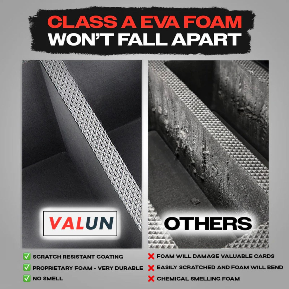 Valun 4 Row Graded Card Case - Trading Card Market