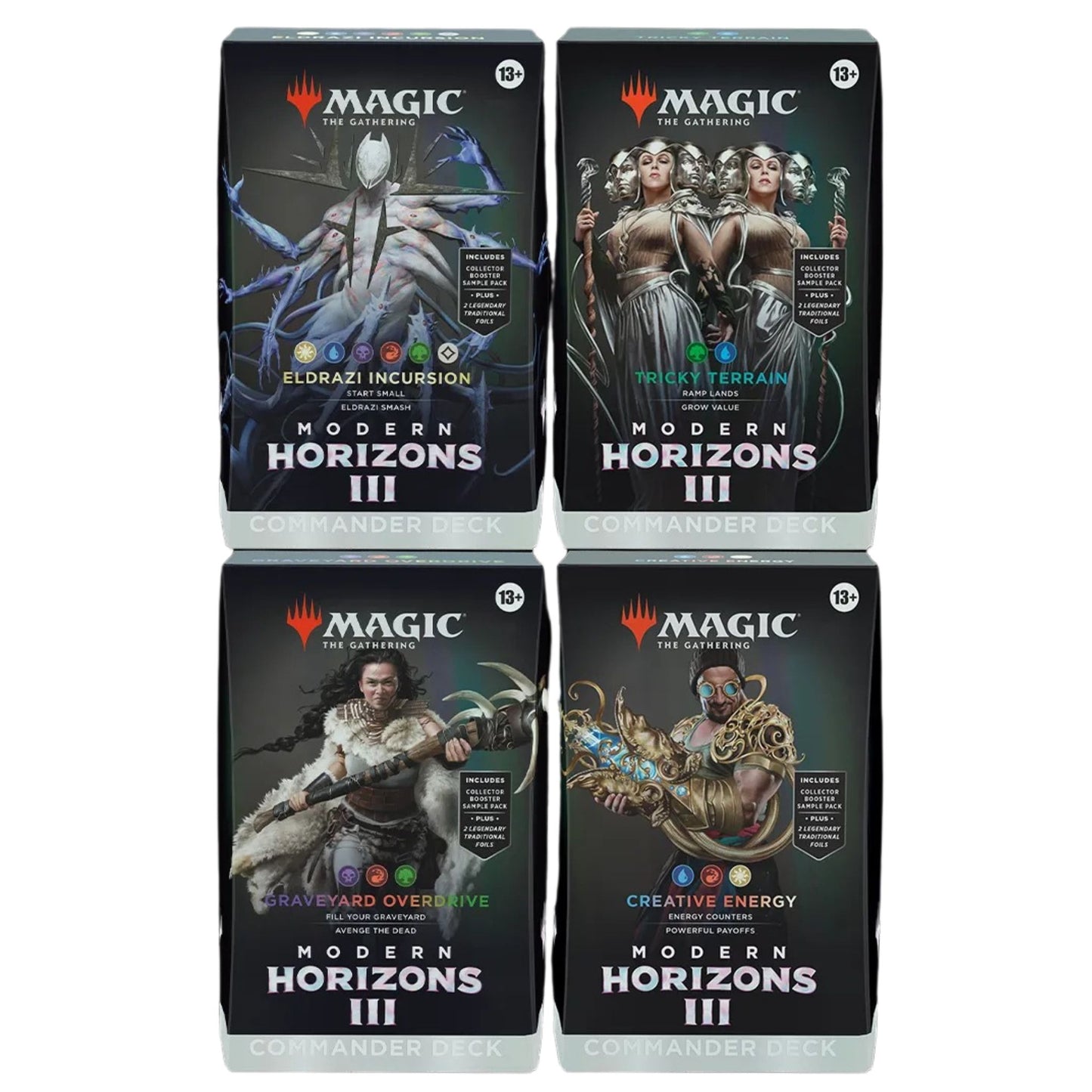 Magic The Gathering Modern Horizons 3 Commander Deck Set (4 Decks) - Trading Card Market