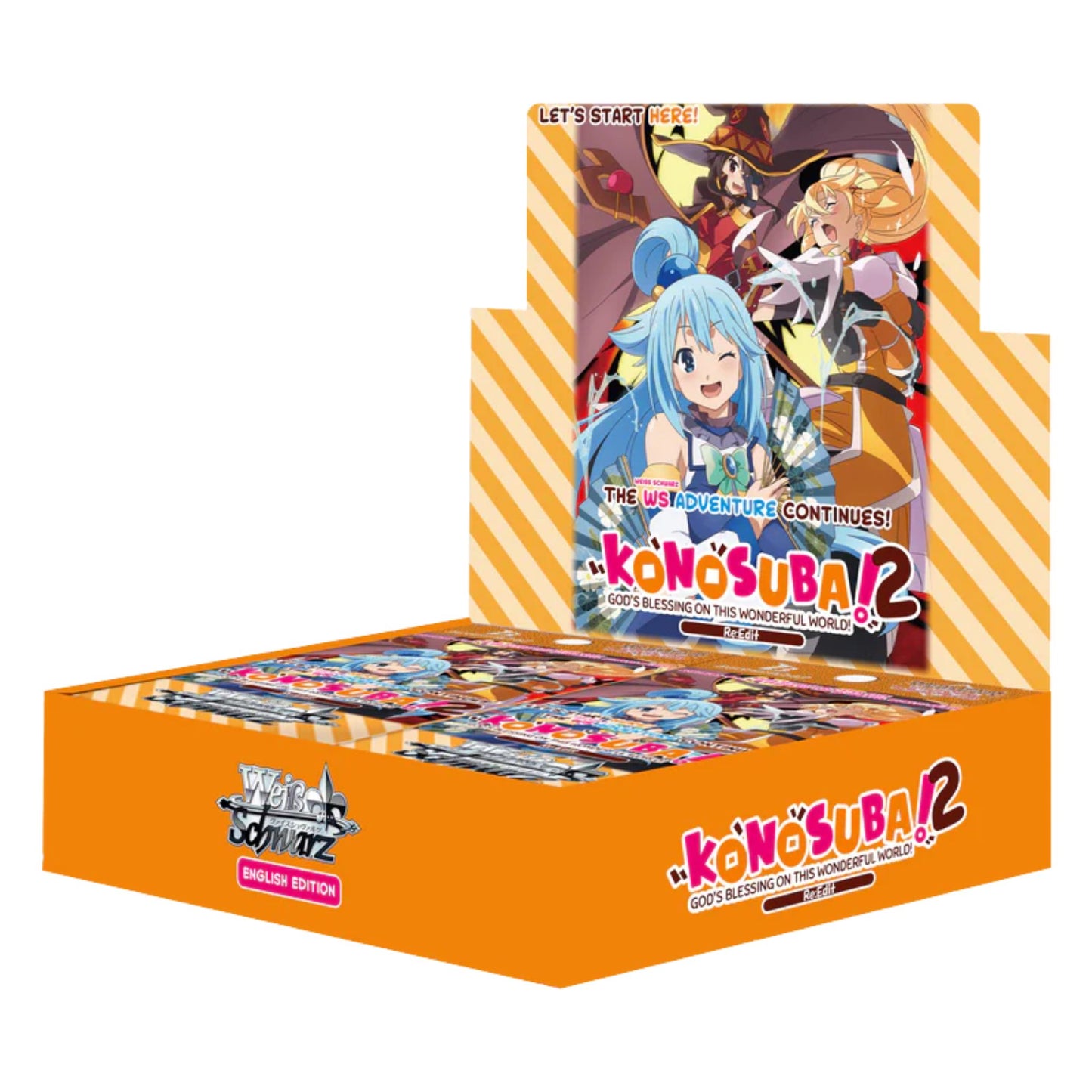 Weiss Schwarz Konosuba! God's Blessing on this Wonderful World! Re:Edit Booster Box (Presell) - Trading Card Market