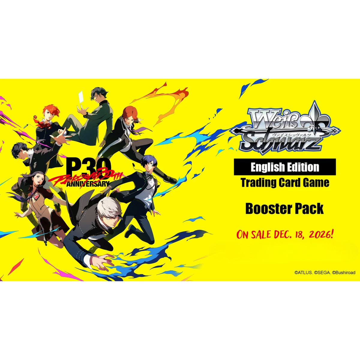 Weiss Schwarz Persona 30th Anniversary Booster Box (Presell) - Trading Card Market