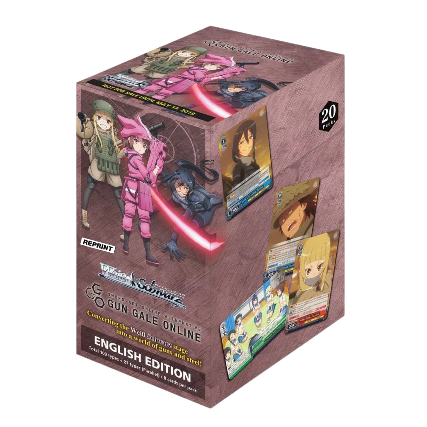 Weiss Schwarz SAO Alternative Gun Gale Online Booster Box (Reprint) - Trading Card Market