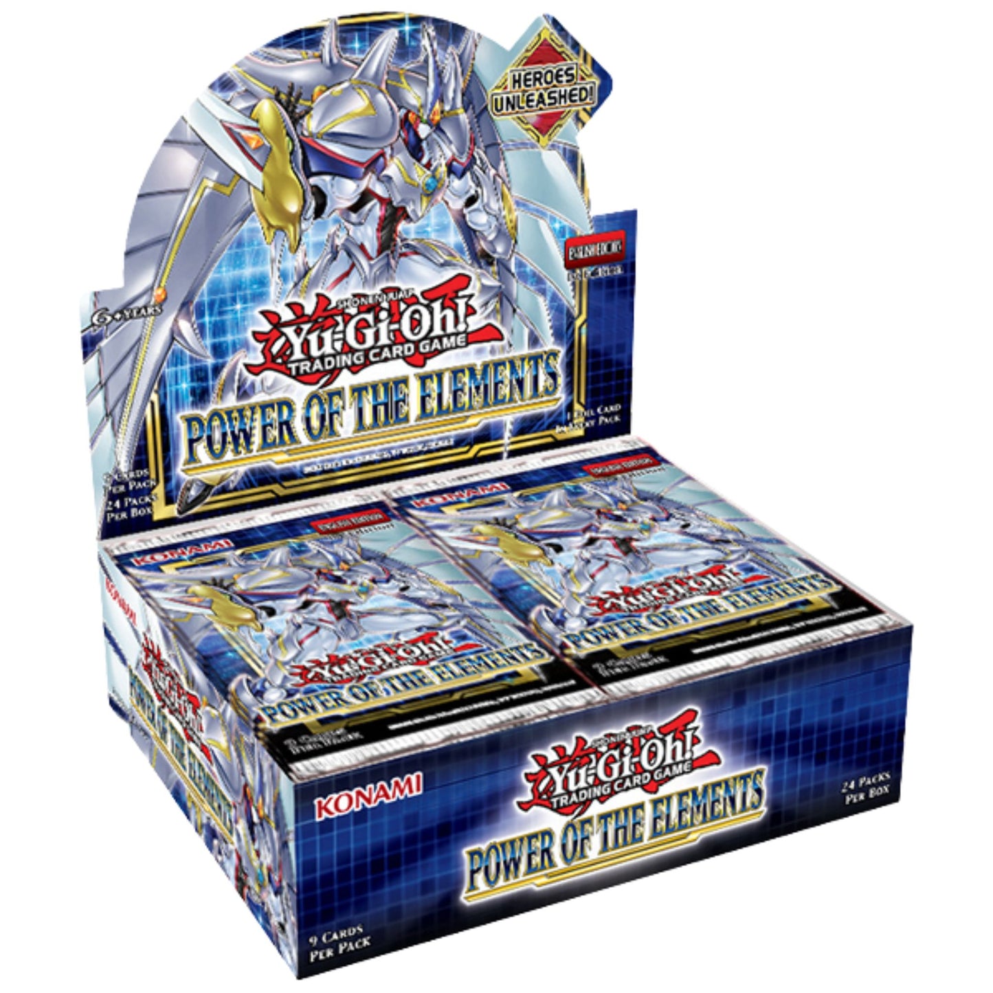 Yu - Gi - Oh Power of the Elements Unlimited Booster Box - Trading Card Market