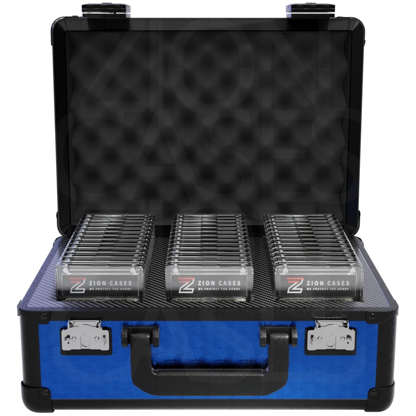 Zion Slab Case X (Cubed Blue) - Trading Card Market