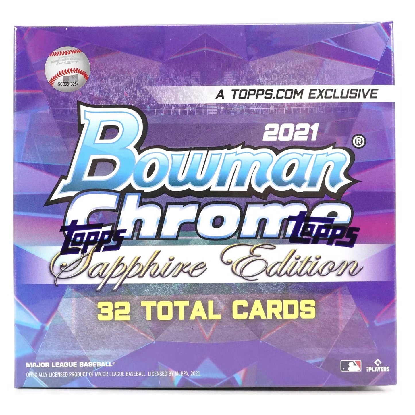 2021 Bowman Chrome Sapphire Baseball Hobby Box - Trading Card Market