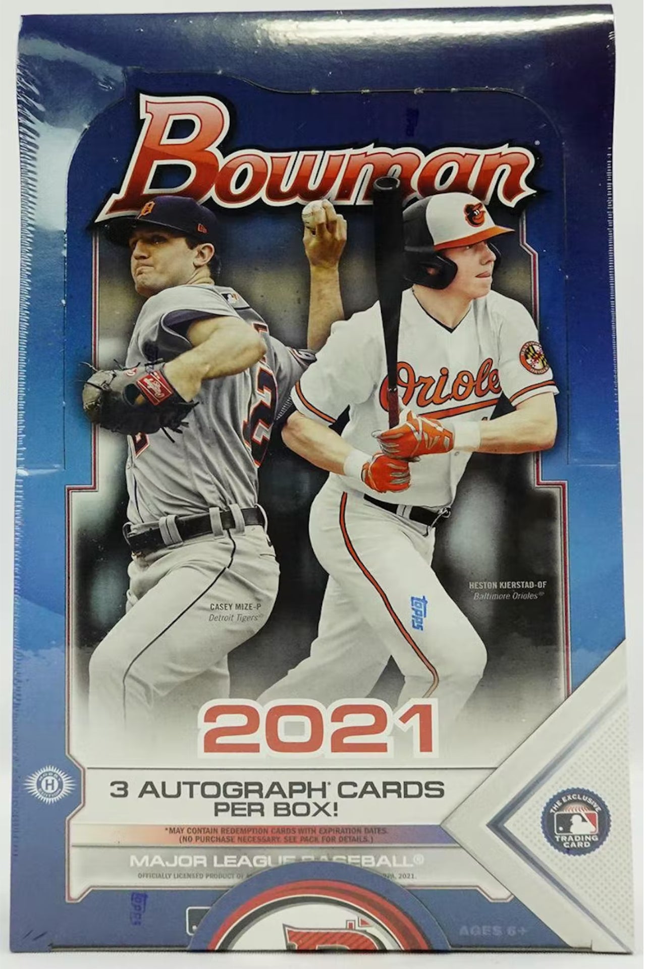2021 Bowman Baseball Jumbo HTA Box - Trading Card Market
