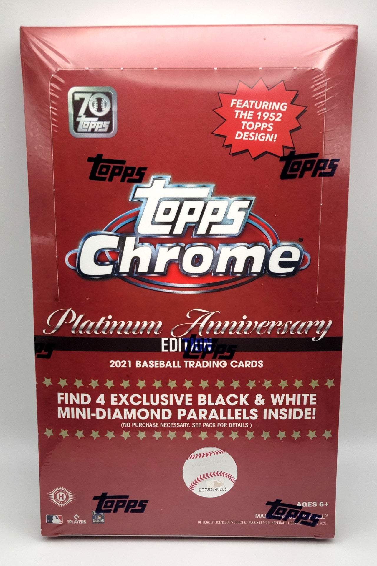 2021 Topps Chrome Platinum Anniversary Lite Baseball Hobby Box - Trading Card Market