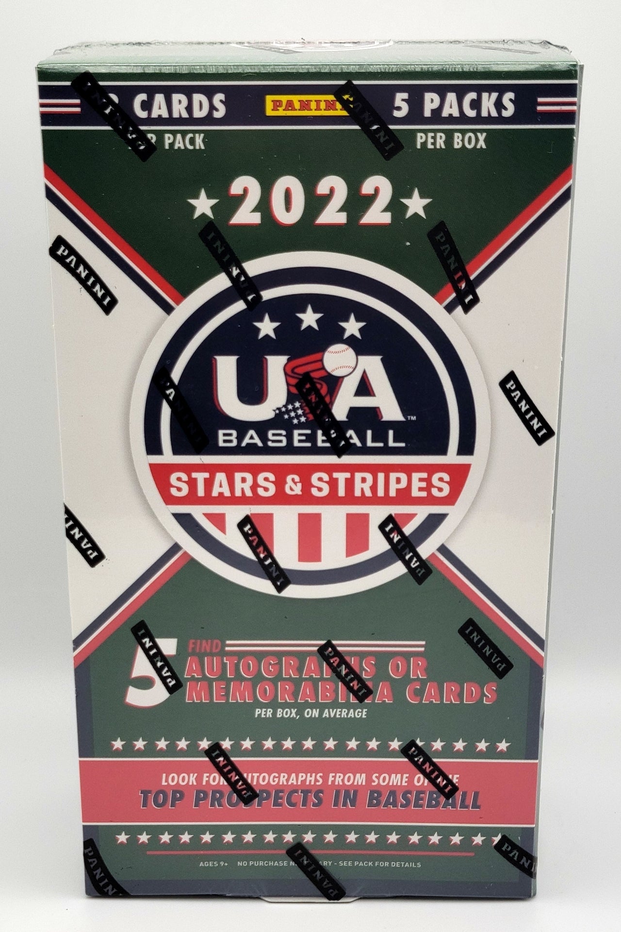 2022 Panini USA Stars & Stripes Baseball Hobby Box - Trading Card Market