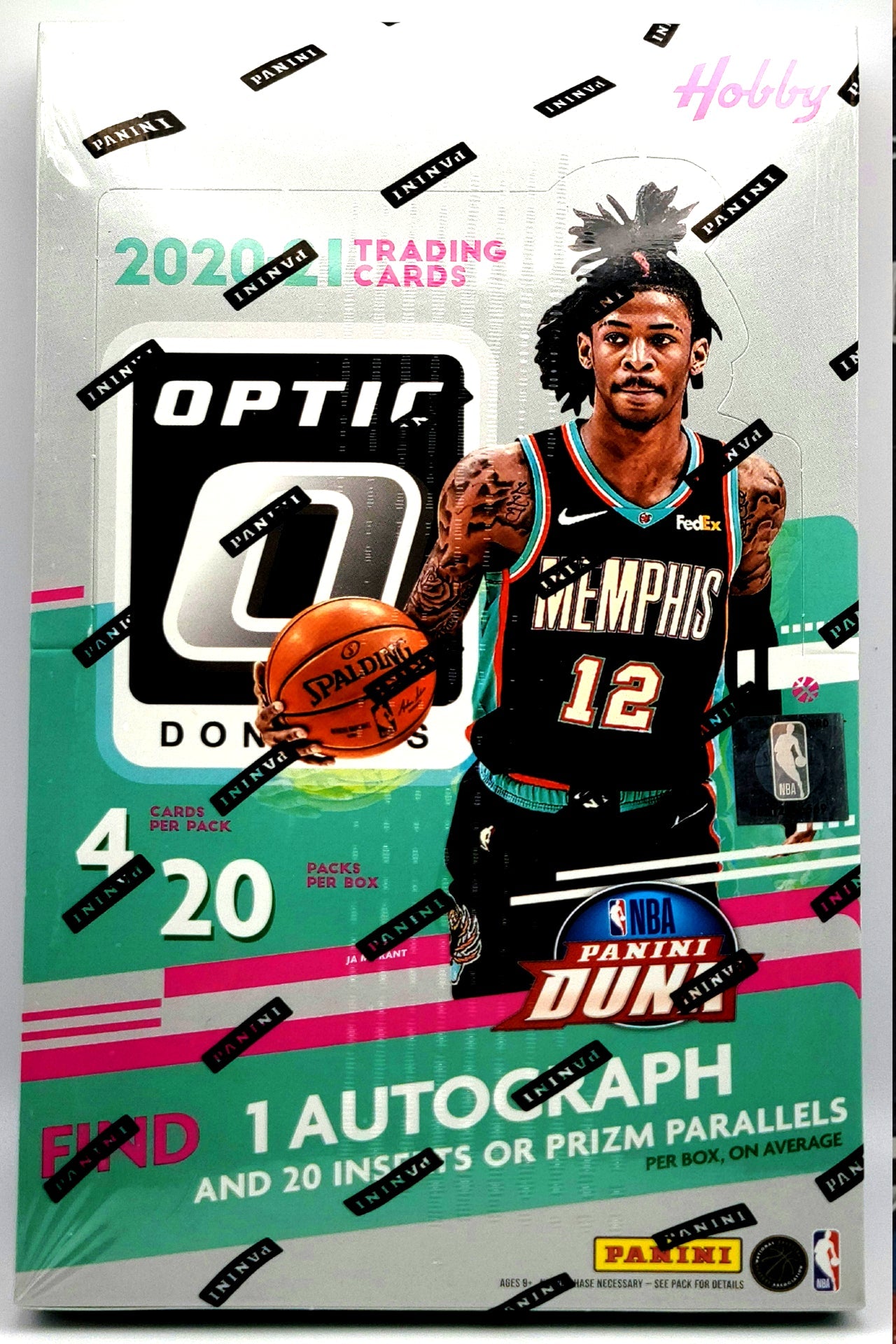 2020/21 Donruss Optic Basketball Hobby Box