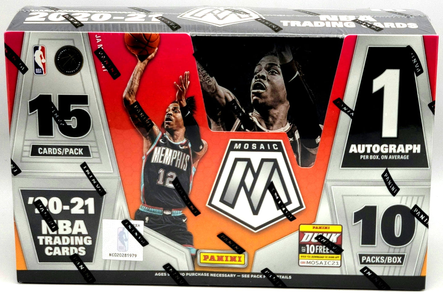 2020/21 Panini Mosaic Basketball Hobby Box - Trading Card Market