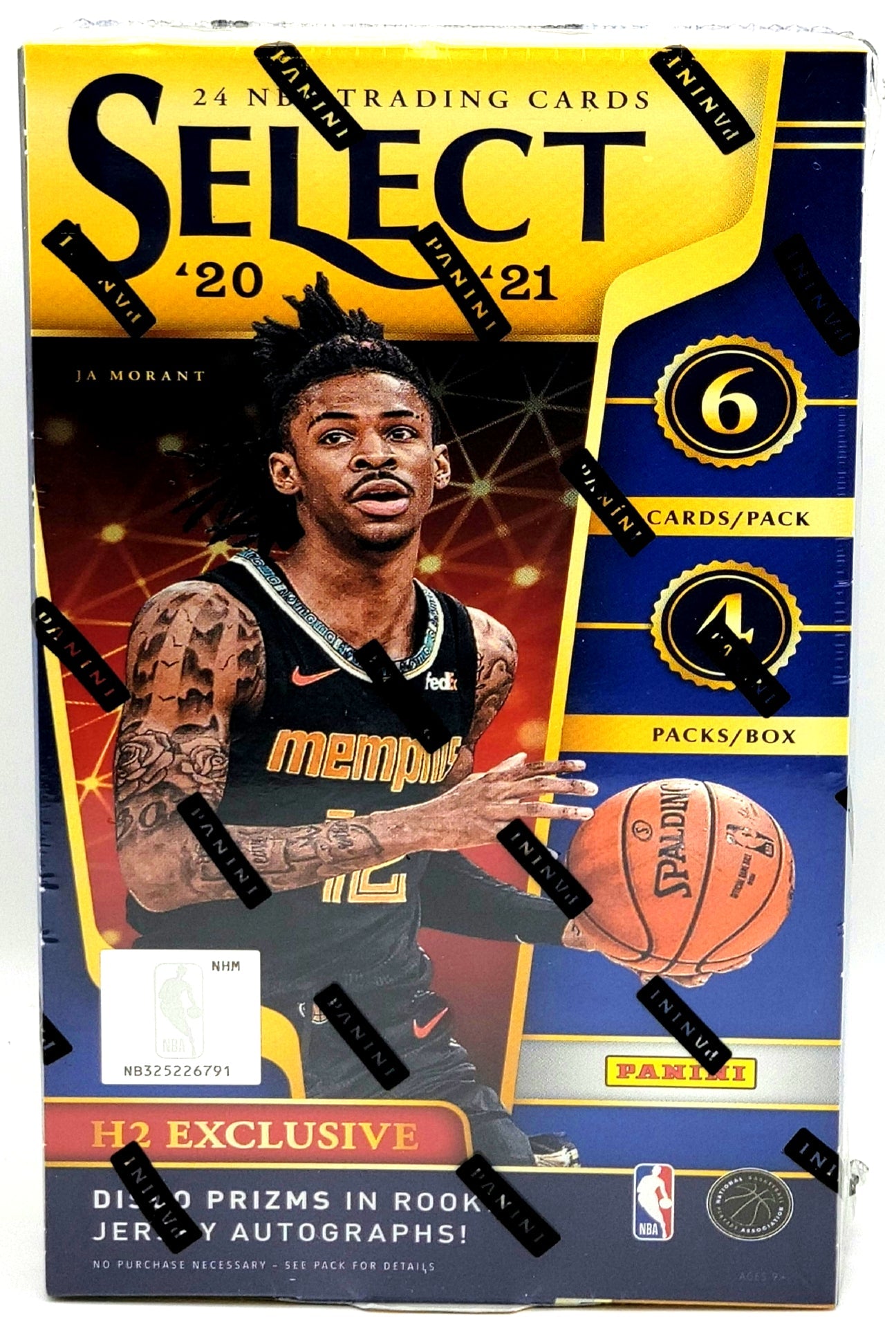 2020/21 Panini Select Hybrid H2 Basketball Box