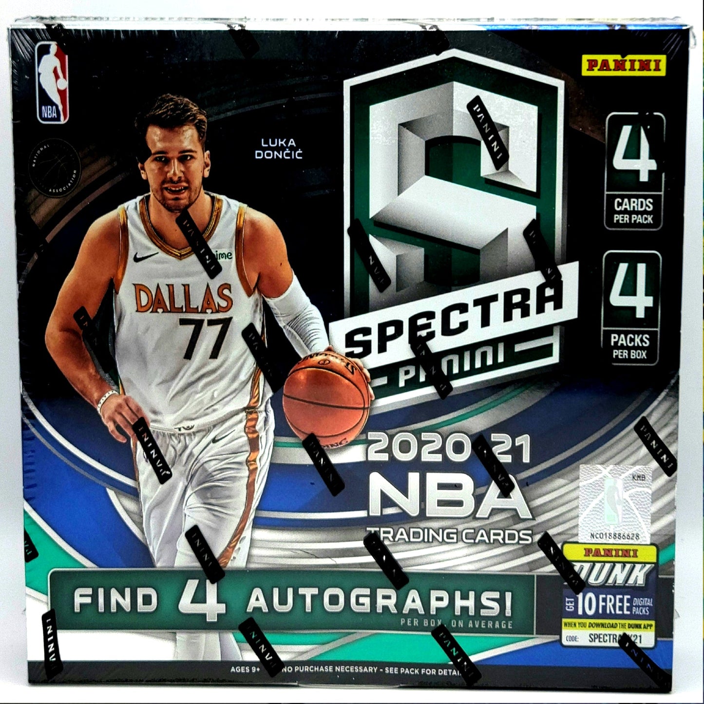 2020/21 Panini Spectra Basketball Hobby Box - Trading Card Market