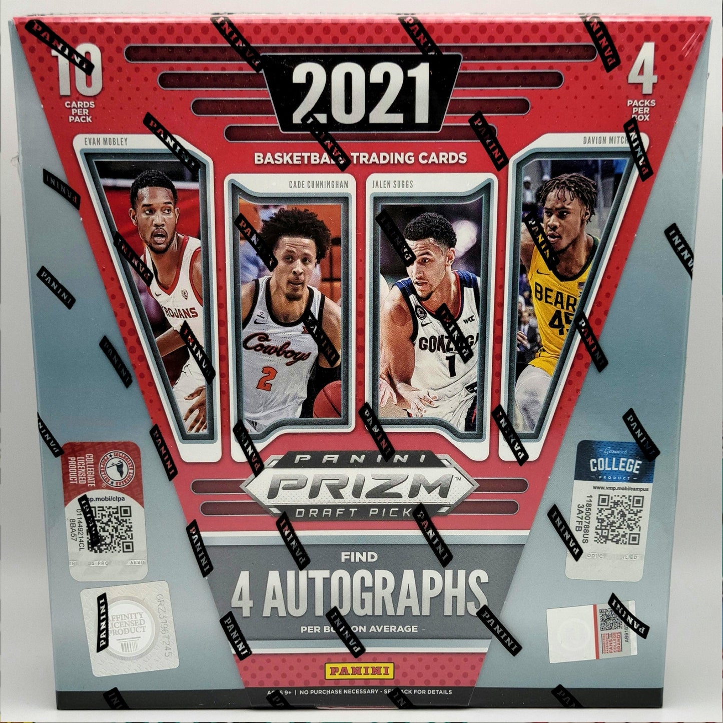 2021/22 Panini Prizm Draft College Basketball Hobby Box - Trading Card Market