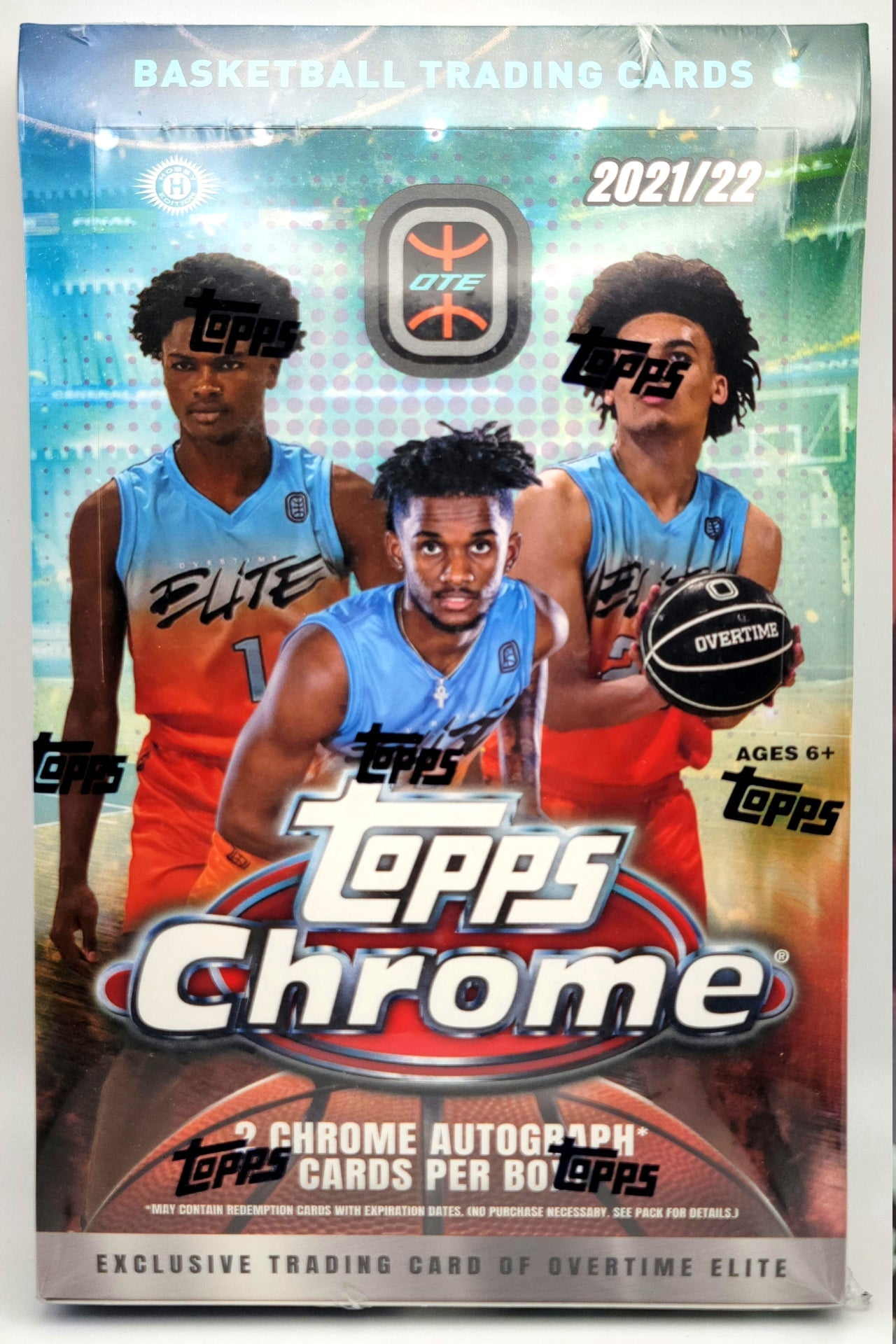 2021/22 Topps Chome Overtime Elite Basketball Hobby Box - Trading Card Market