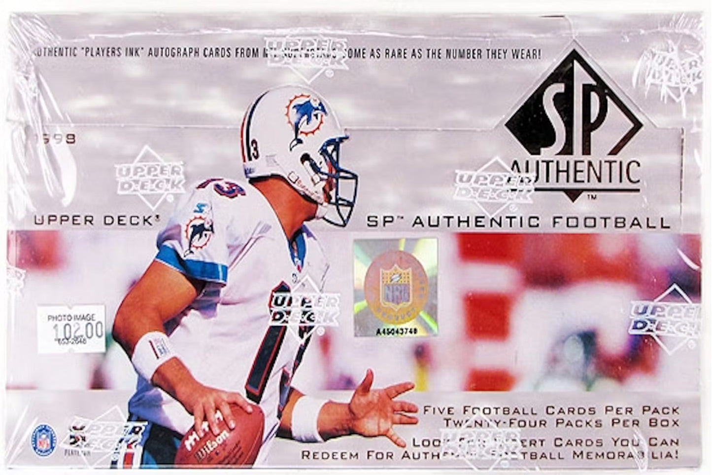 1998 Upper Deck SP Authentic Football Box