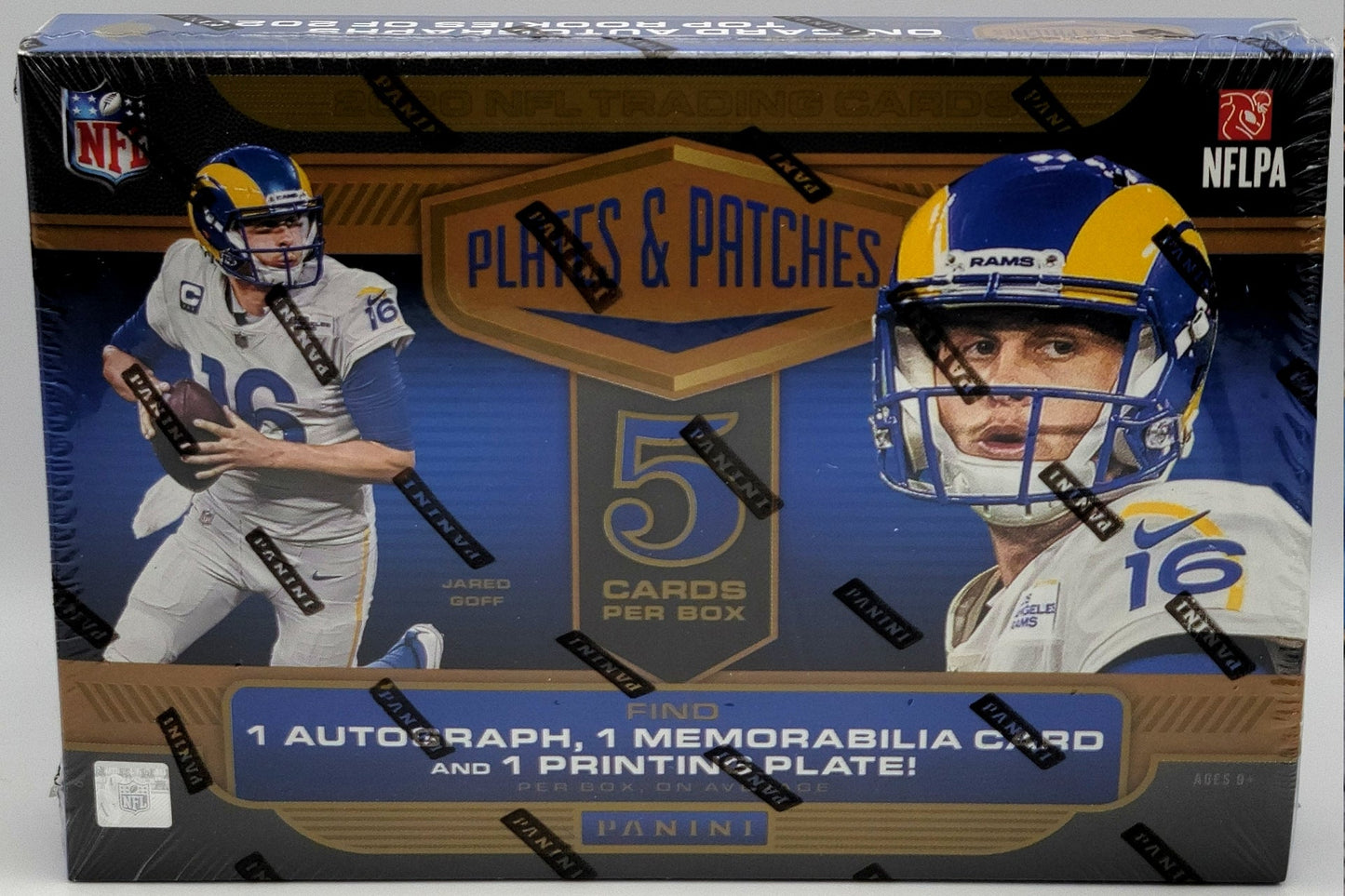 2020 Panini Plates Patches Football Hobby Box - Trading Card Market