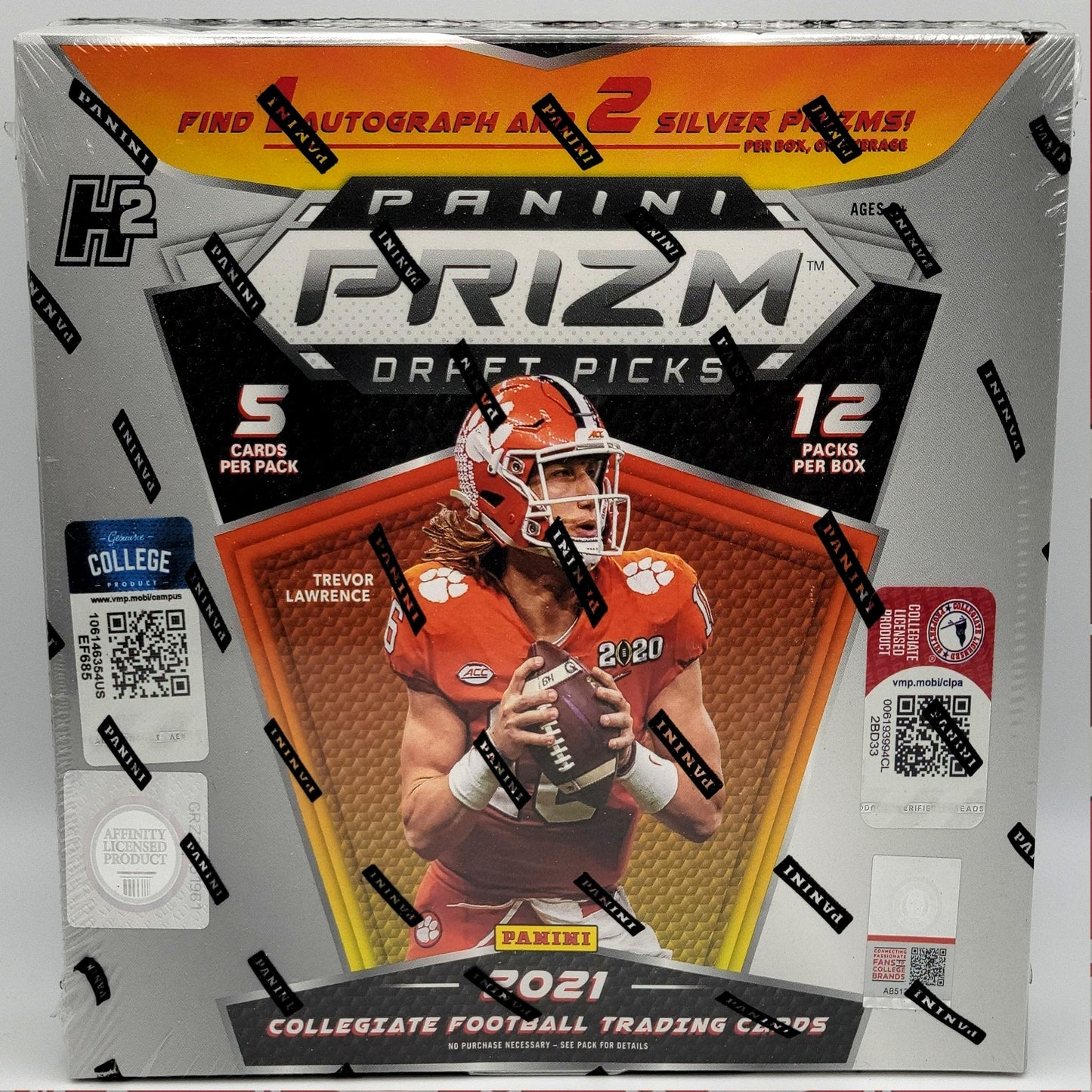 2021 Panini Prizm Draft Pick Hybrid H2 Football Hobby Box - Trading Card Market