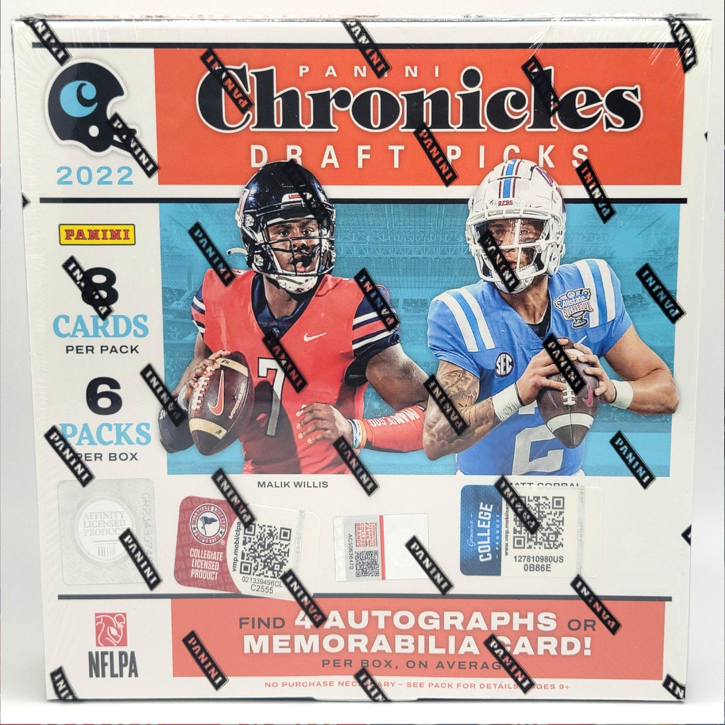 2022 Panini Chronicles Draft Pick Football Hobby Box - Trading Card Market