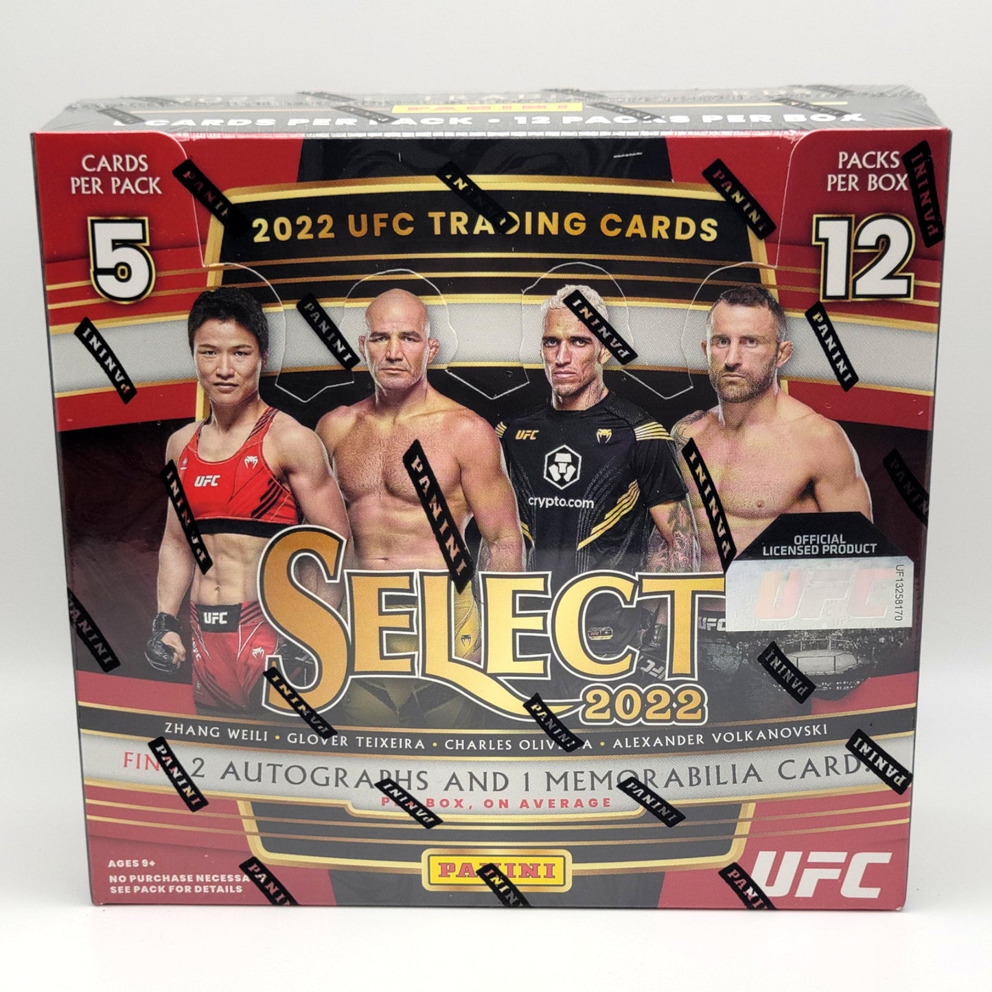 2022 Panini Select UFC Hobby Box - Trading Card Market