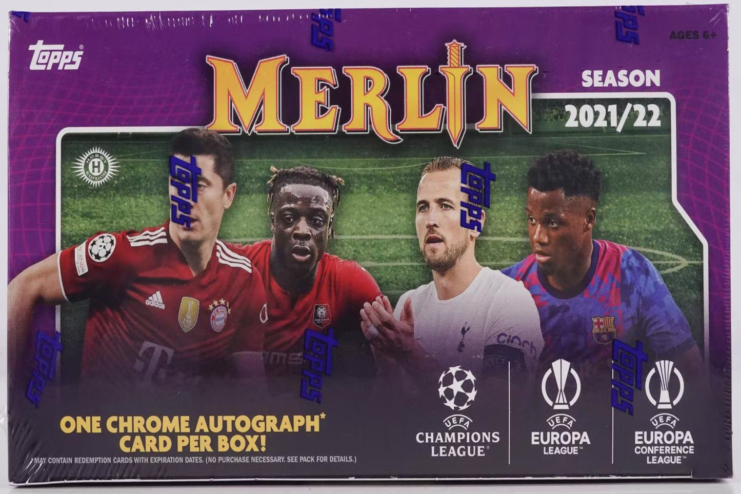 2021/22 Topps Merlin Chrome UEFA Champions League Soccer Hobby Box - Trading Card Market