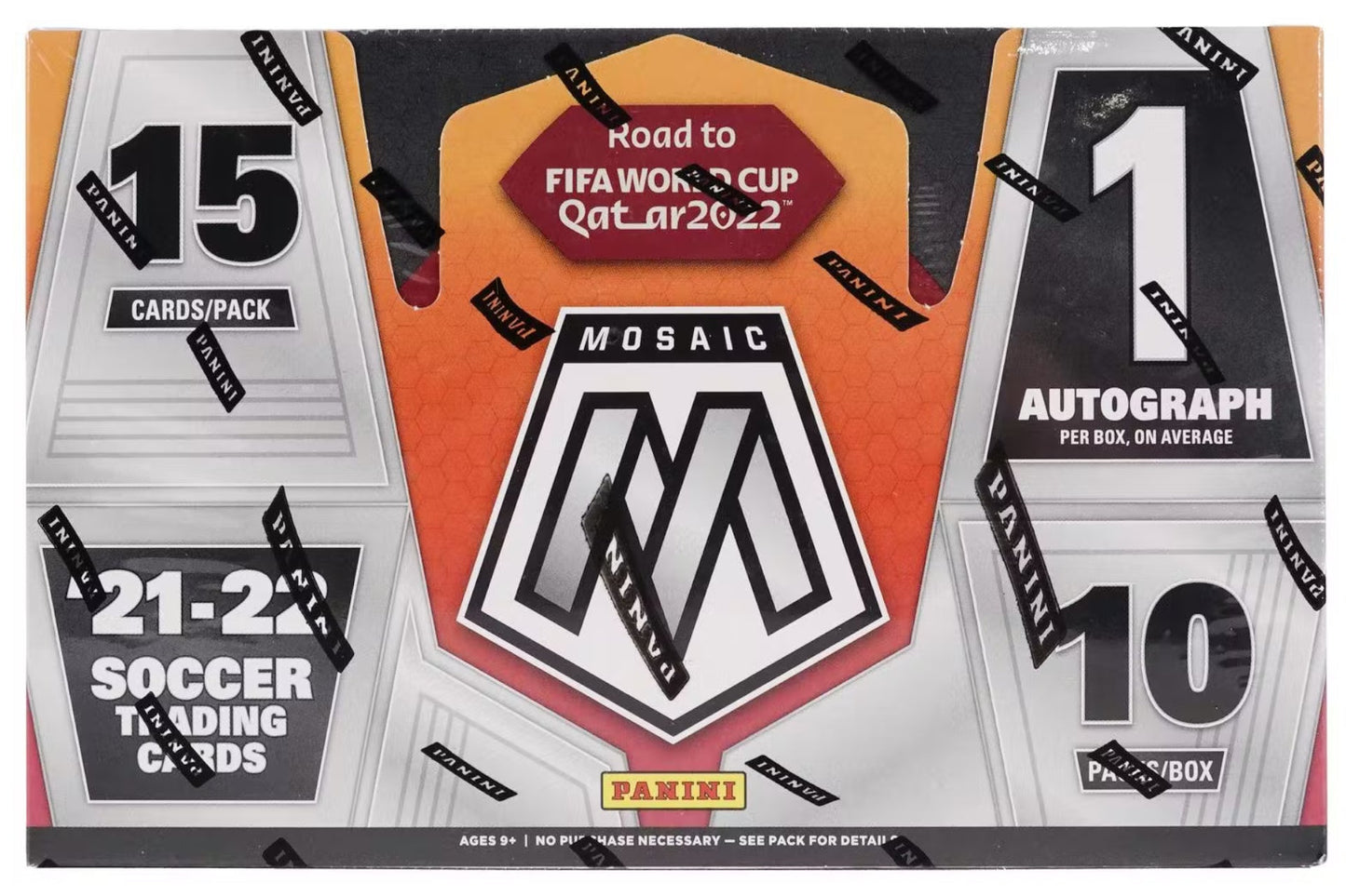 2021/22 Panini Mosaic FIFA Road to the World Cup Soccer Hobby Box - Trading Card Market