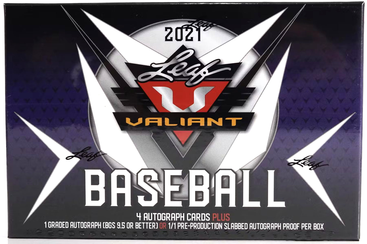 2021 Leaf Valiant Baseball Hobby Box - Trading Card Market