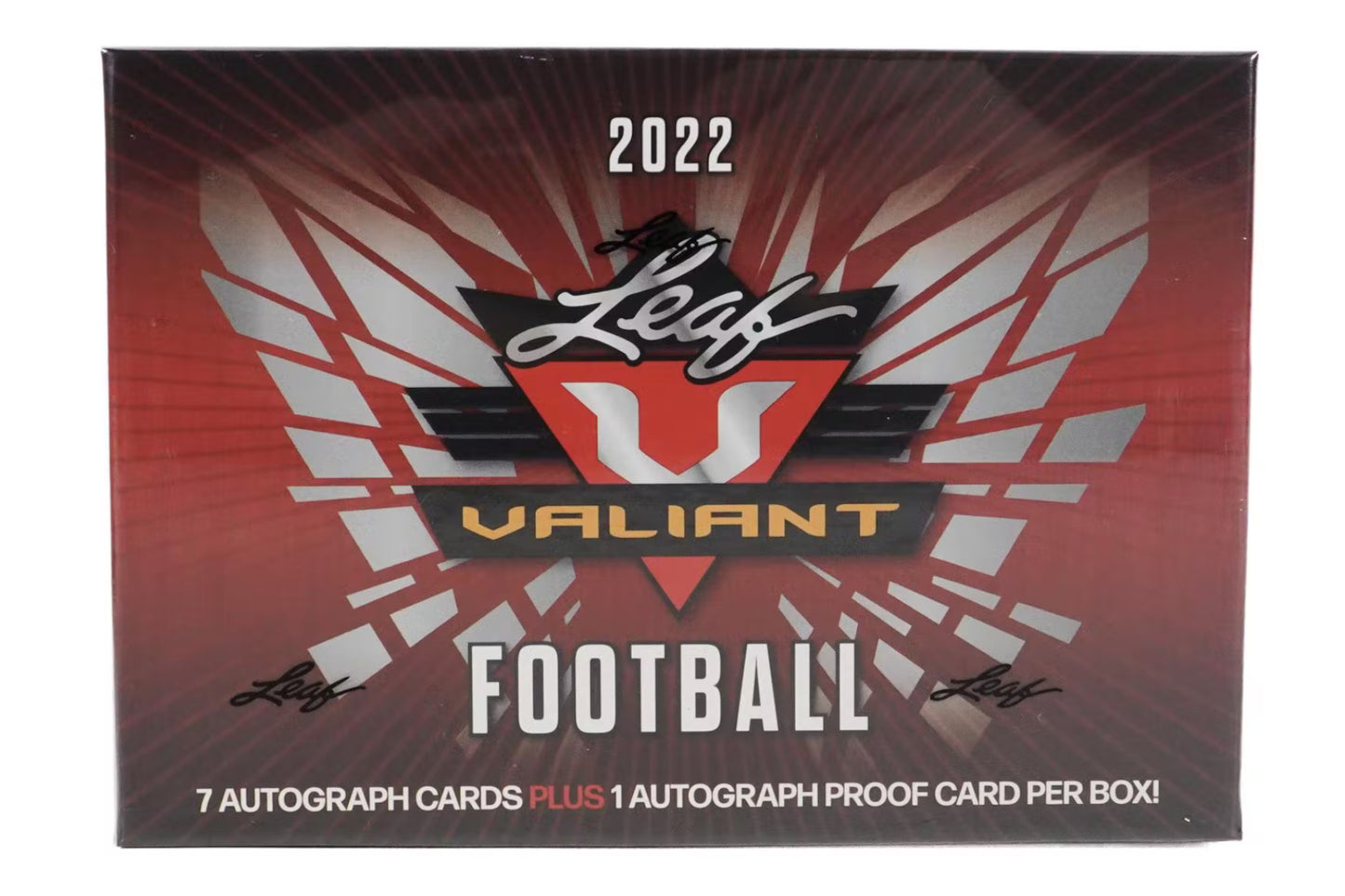 2022 Leaf Valiant Football Hobby Box - Trading Card Market