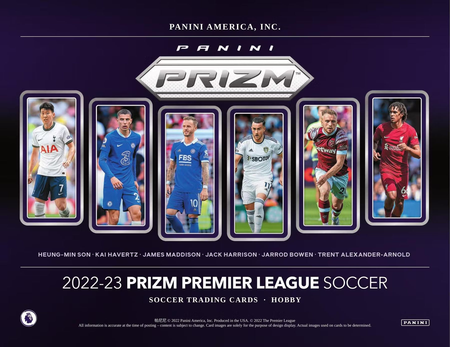 2022/23 Panini Prizm Premier League EPL Soccer Hobby Box - Trading Card Market