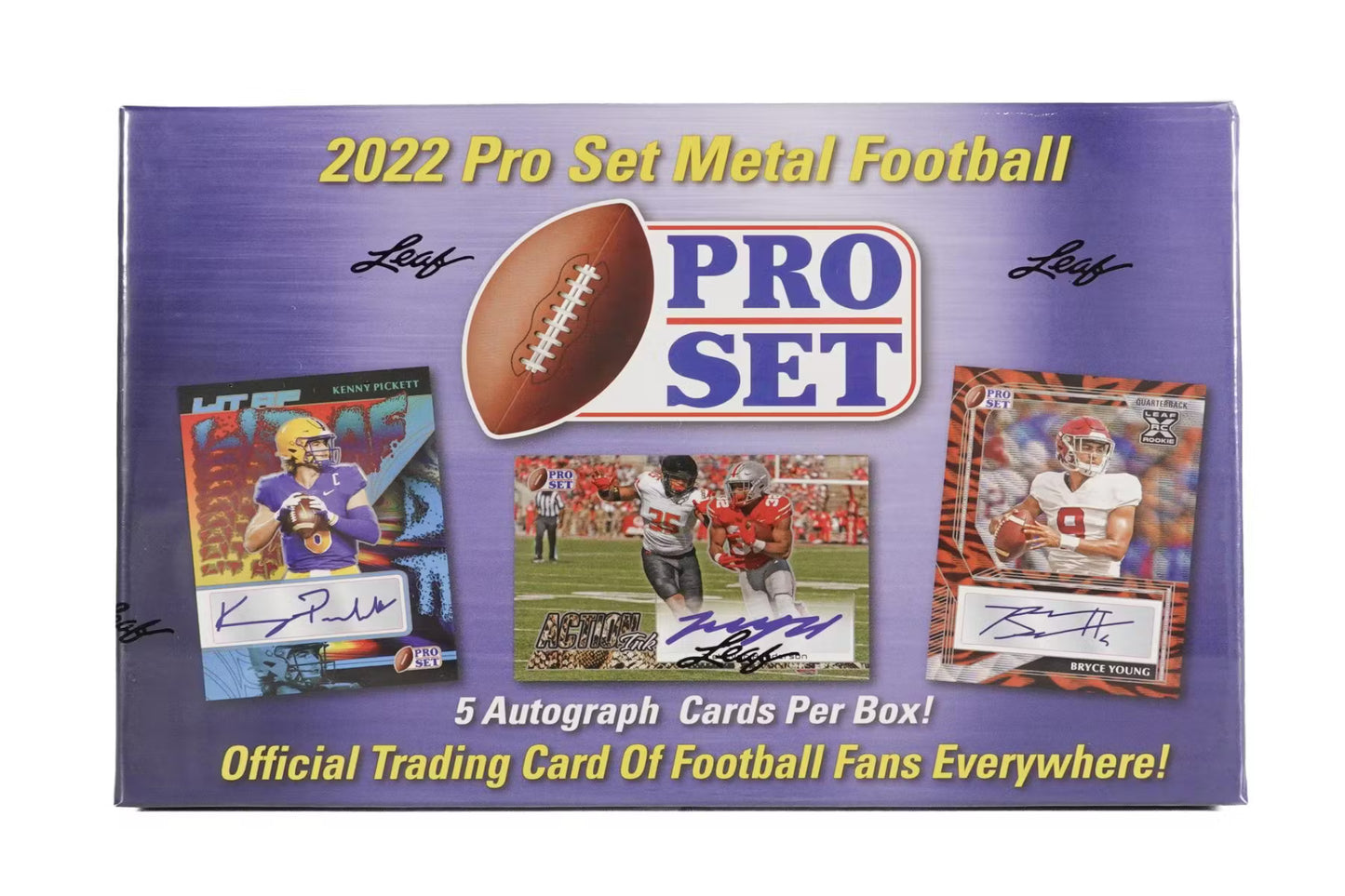 2022 Leaf Pro Set Metal Football Hobby Box - Trading Card Market