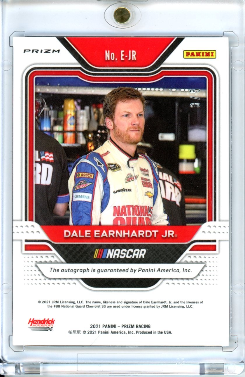 2021 Panini Prizm Racing Dale Earnhardt Jr Endorsements Auto White /5 NASCAR - Trading Card Market