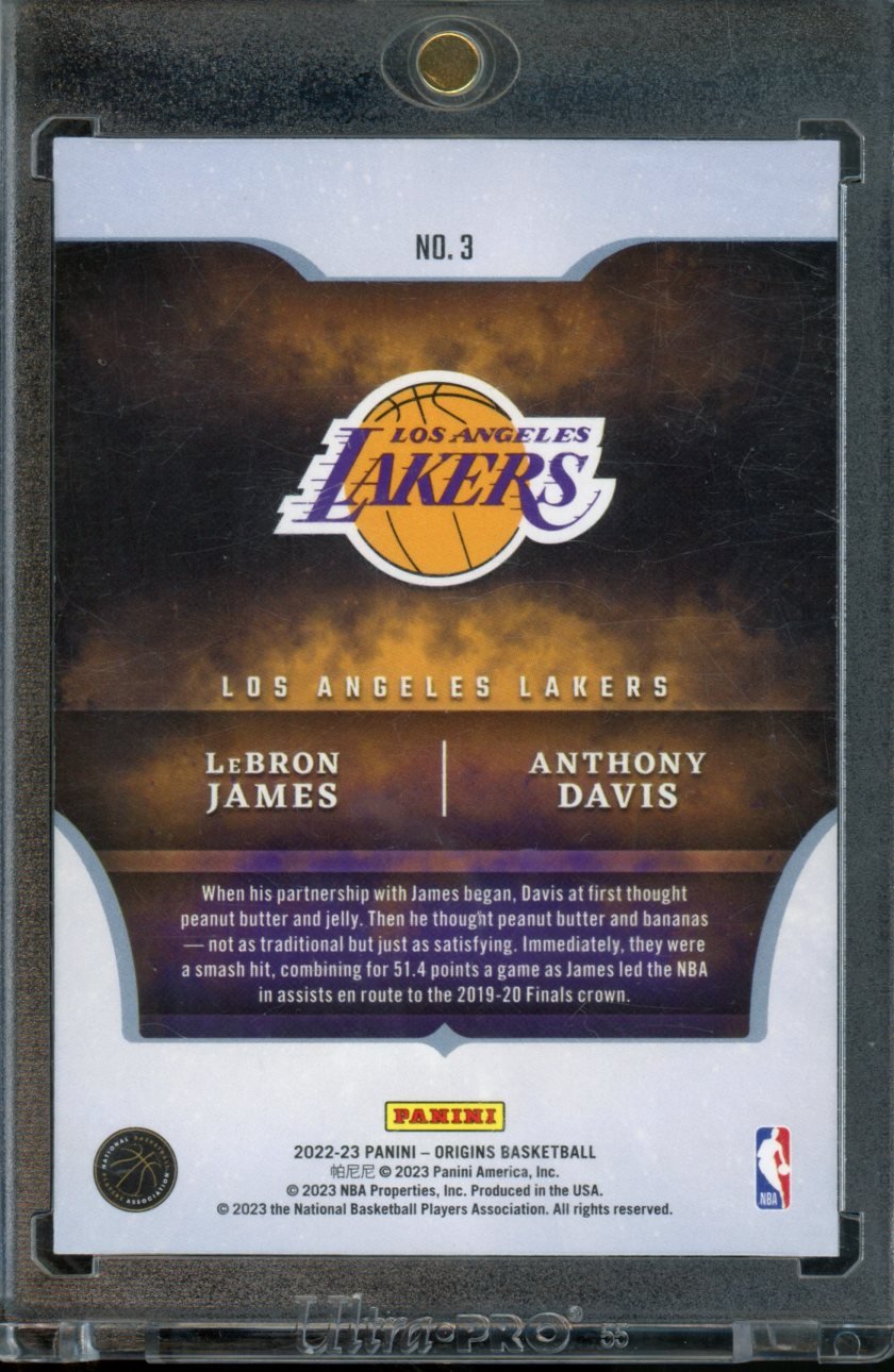 2022/23 Panini Origins LeBron James/Anthony Davis Roots of Greatness /10 Lakers - Trading Card Market