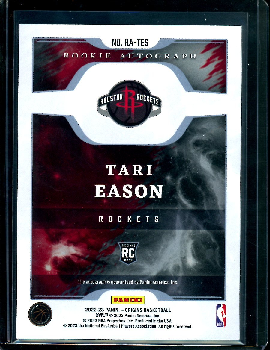 2022/23 Panini Origins Tari Eason Rookie Auto Rockets - Trading Card Market