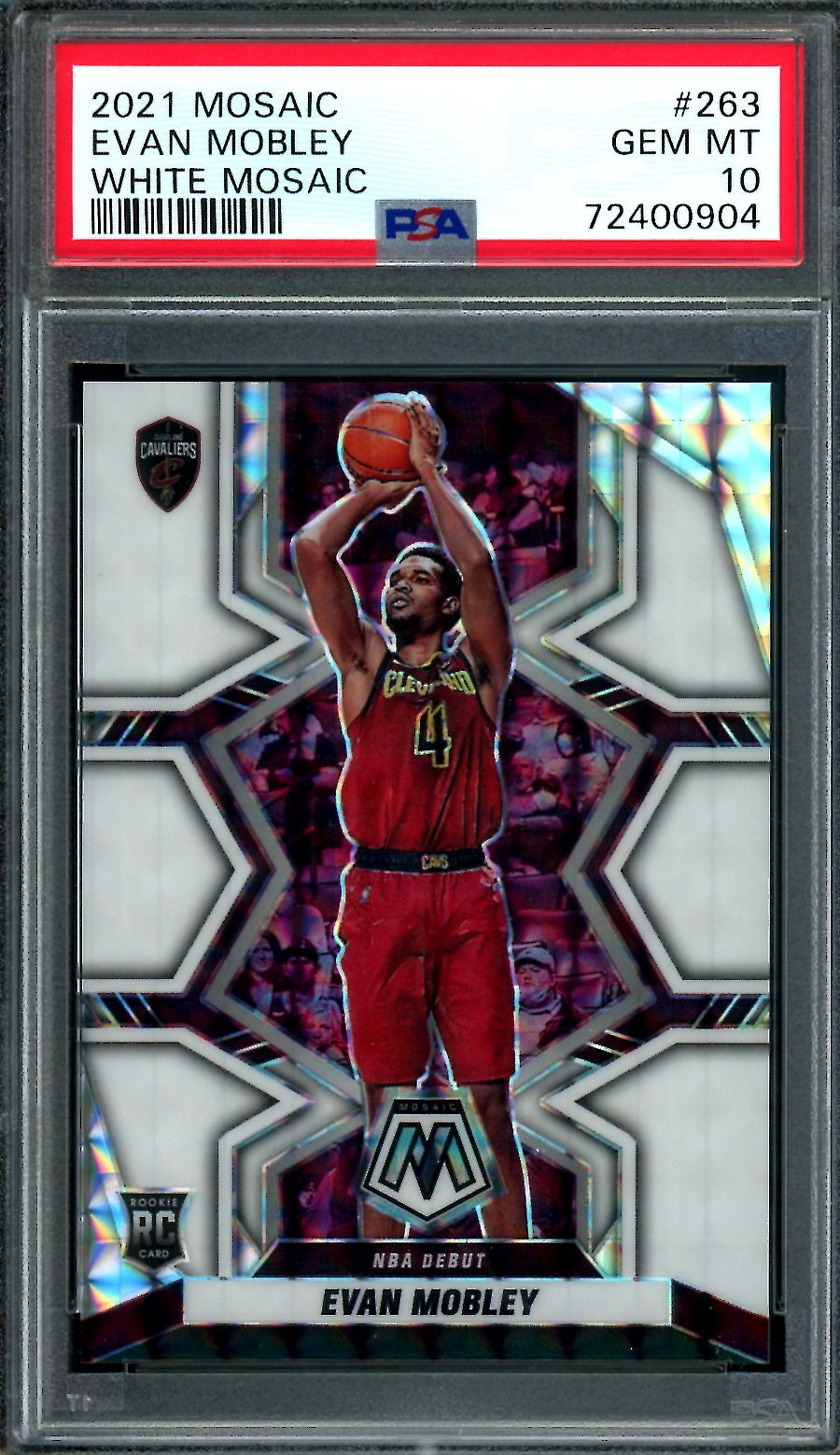 Evan Mobley Mosaic NBA Debut blue 99シリ（BRANDON MILLER